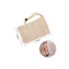 4 Pieces Exfoliating Loofah Pouch for Soap Saver Bag Natural Sisal Soap Bag Hand Made Soap Bag Mesh Soap with Drawstring for Shower Bath Foam