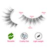 outopen 10 Pairs Clear Band Manga Lashes Natural Look 12MM Anime Lashes Spiky Japanese Korean Asian False Eyelashes Look Like Individual Clusters (T12|10-15MM)