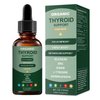 Thyroid Support Liquid Drops with Selenium, Zinc, Iodine, L-Tyrosine & Ashwagandha for Hormone Balance, Daily Energy & Metabolism Support - 4 fl. oz. (120mL)