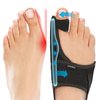 Caretras Bunion Corrector, Orthopedic Bunion Splint, Big Toe Separator Pain Relief, Non-Surgical Hallux Valgus Correction, Hammer Toe Straightener, Day Night Support (Simple Elegant (2 Count))