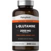 Piping Rock L Glutamine Capsules | 2000 mg | 240 Count | Free Form Amino Acid Supplement | Non-GMO, Gluten Free