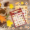 Thanksgiving Bingo Game for Kids 24 Players 8 Designs Multi Color Holiday School Activity Party Game Supplies