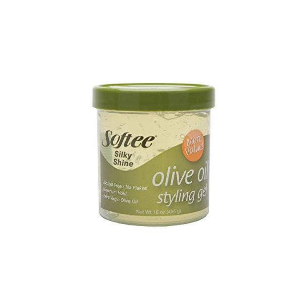 Softee Olive Oil Gel Styling Gel 16Oz (Pack of 6)
