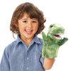Folkmanis Little T-Rex Hand Puppet, Green, 1 EA