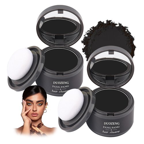 Hairline Powder Root Touch Up Hair Powder,Hairline Shadow Root Cover Up Hair Toppers for Women &amp; ...