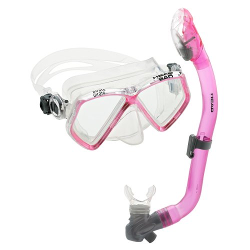 Pirate Junior Deluxe Silicone Mask/Dry Snorkel Combo by Head Snorkeling