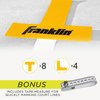 Franklin Sports Pickleball Court Marker Kit - Lines Marking Set with Tape Measure - Official Size Court Throw Down Markers