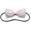 EmilyRose Couture Pastel Pink Lace Hair Bow- Baby Pink, Lolita, Light Pink- For Girls, for Teens, for Women (Headband)