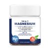 Deep Calmly Magnesium Complex Gummies, 14-in-1 Supplement with Ashwagandha, L-Theanine, D3, Zinc, Sugar-Free, Vegan, 90 Count