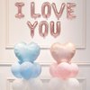 65Pcs Happy Birthday Balloons Set 2 Set Rose Gold Alphabet A-Z Letter Balloons 16in Balloon Foil Letter Decorations Party Decor Rose Gold Letter Balloons Alphabet A-Z Party Supplies