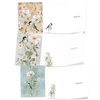 The Best Card Company Botanical Sketchbook - 20 Assorted Boxed Thank You Note Cards with Envelopes (4 x 5.12 Inch) - AM2819TYG-B2x10