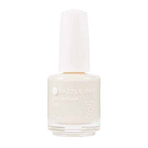 Dazzle Dry Nail Lacquer (Step 3) - Portia's Wit - An off-white that's perfect for a cool French tip. Full coverage cream. (0.5 fl oz)