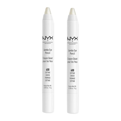 Pack of 2 NYX Jumbo Eye Pencil, Cottage Cheese 608