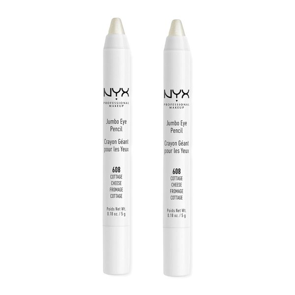 Pack of 2 NYX Jumbo Eye Pencil, Cottage Cheese 608