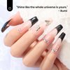 beetles Gel Polish Glitter Top coat Gel Polish 15ml Reflective Silver Mix Glitter Shiny Gel Nail Polish No Wipe Uv Gel Top Coat Nail Decoration Nail Art Sparkle Manicure DIY Home Salon