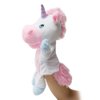 HollyHOME Unicorn Plush Hand Puppet Magical Friends Funny Storytime Gifts for Kids and Adult 14 Inches Pink