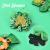 Redvigh St. Patrick's Day Hair Clips 6PCS, Irish Day Hair Clip Glitter Green Clover Hair Clip for St. Patrick's Day Party Girl Dress Up Photo Prop
