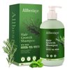 Rosemary Hair Growth Shampoo, Shampoo for Hair Loss, Biotin Shampoo for Thinning Hair for Women and Men, Rosemary Mint Hair Thickening Shampoo with Tea Tree Oil 16.9 Fl.Oz