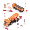 Construction Toy Trucks for Todder Boys, Vehicles Set of Dump Truck, Cement Mixer & Accessories, Ideal Birthday Toddler Car Toys Christmas Stocking Stuffer Gift 3 4 5 Year Old Toddler Boy Children