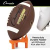 Champion Sports Double Rubber Construction Football Sidewinder Kicking Tee - Extra Elevation - High Visibility Orange - 2"