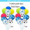 Cartoon Story Party Supplies 4th Birthday include Reach Four The Sky Cake Topper Backdrop Cupcake Toppers Balloons Banner for 4th Boys Girls Birthday Decorations