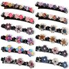 12PCS Sparkling Crystal Stone Braided Hair Clips for Women and Girls, Easily Braided Hair Clips Hair Bands, Shiny Rhinestone Hair Clip, Chopped Hairpin Duckbill Clips