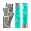 Malibu C Scalp Wellness Collection - Soothing Shampoo and Conditioner Hair Care Set for Dry Scalp - Formulated with Vitamin C Antioxidant Complex - Travel Size Scalp Remedy Packets Included (33.8 oz)