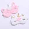 4 Pack Cute Animal Unicorn Sleep Mask for Girls Cute Unicorn Horn Soft Plush Blindfold Sleep Masks Eye Cover Eyeshade for Kids Girls Teens Women Plane Travel Nap Night Sleeping