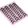 Eyelashes 20 Pairs Russian Strip Lashes 5 Styles Fluffy Wispy False Eyelashes Look like Extensions by Yawamica