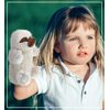 DolliBu Sloth Plush Hand Puppet For Kids - Soft Plush Stuffed Animal Hand Puppet Toy for Puppet Show Games & Puppet Theaters for Kids, Adult's Cute Puppets Educational Toy to Teach Children & Toddlers