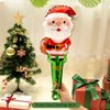 10Pcs Christmas Foil Balloons Santa Claus Snowman Christmas Balloons for Christmas Party Supplies Birthday Party Decoration