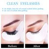 Shmian Lash Shampoo for Lash Extensions, Lash Fan with 50ml Eyelash Foam Cleanser and 50 Pcs Eyelash Brush and Rinse Bottle Oil Free/Sulfate Free Eyelash Wash Remover For Eyelash Extension Wash, Black