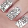 Vishine Gel Nail Polish 15ml, Glitter Silver Sparkle Shiny Color Soak Off UV LED Long-Lasting Nail Gel Polish Nail Art Home DIY Manicure Nail Salon Varnish #922
