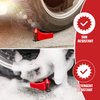 4 Pcs Car Hose Guide, Tire Hose Roller for Car Washing, Detailing Tire Hose Guide Preventing Pressure Washer Hose Stuck Under The Tires, Car Plastic Wash Tool to Avoid Snagging (Red)