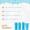 PURE BRAZILIAN - 4 Piece Essential Travel Size Kit: Anti-Frizz Shampoo, Conditioner, Serum & Masque