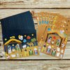 HOWAF Nativity Sticker Scene Kits for Christmas DIY Crafts Christmas DIY Painting Crafts for Religious Party Favor Nativity Scene Party Game for Kids Classroom Activity Christmas Art Decorate Supplies