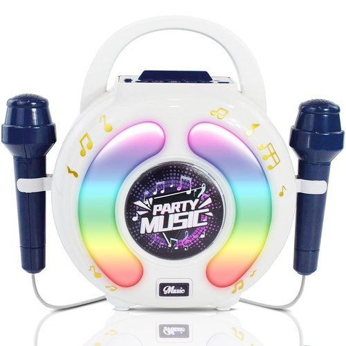 BAKAM Karaoke Machine for Kids Age 4-7 with 2 Microphones, Play Microphone for Kids Ages 3-5, Toddler Microphones Toy for Singing Great Boys Girls Birthday Gift (6011)