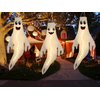 43 Inch Halloween Ghost Windsocks Hanging Decorations - Flag Wind Socks for Home Yard Outdoor Decor Party Supplies (3 Pieces,Batteries Not Included,No Timer)