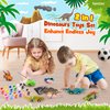 faentwc Painting Toys for Kids 5-7 2 in 1 Dinosaur Arts Painting Kits and Pull Back Cars Toy for Boys 3-12 Year Old Art & Craft Set for Girl DIY Christmas Birthday Gifts for Kid Age 4 5 6 7 8 9 10