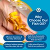 Xtendlife Omega 3/DHA Fish Oil 1100mg (700mg DHA), Omega 3 Supplement for Heart, Brain & Joint (60 Count)