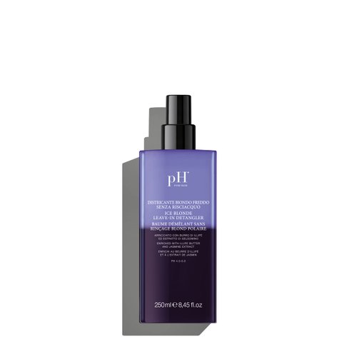 pH Labs Ice Blonde Shampoo – Moisturizing Treatment for Natural Blondes – Enriched with Illipe utter & Jasmine Extract – Anti-Yellow Purple Shampoo for Platinum Blonde Hair – 8.45 oz