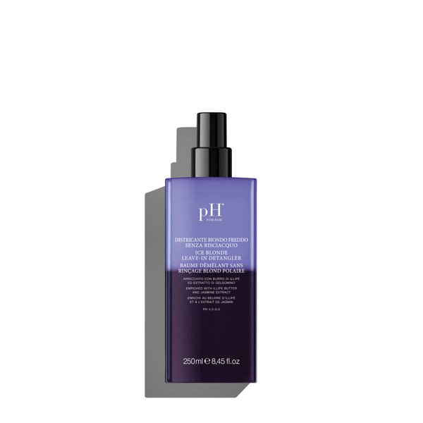 pH Labs Ice Blonde Shampoo – Moisturizing Treatment for Natural Blondes – Enriched with Illipe utter & Jasmine Extract – Anti-Yellow Purple Shampoo for Platinum Blonde Hair – 8.45 oz