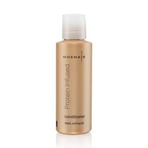 MOEHAIR Travel Protein Infused Conditioner Travel size 3.4 Fl Oz | Hair Conditioner for Dry, Frizzy & Chemically Treated Hair | For Colored Hair | Color Safe Conditioner for all Hair Types