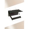 Reversible Toilet Paper Holder with Phone Shelf, Modern Style (Oil Rubbed Bronze, Single)