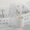 COSIDEA 20pcs Round 4ml 0.13oz White Empty lip gloss tubes with wand Lipgloss tube containers for lip oil packing