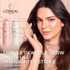L’Oréal Paris Lumi Le Glow Highlighter Stick, Luminous, Satin, Glowy Highlighter for Face and Body, 635 Golden Couture, 0.25 Oz