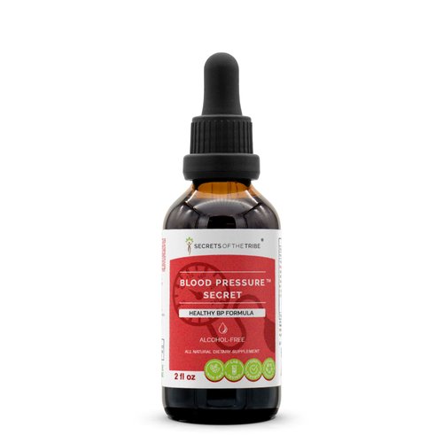 Secrets of the Tribe - Blood Pressure Secret, Healthy Circulation Formula, Herbal Supplement Blend Drops Alcohol-Free Liquid Extract 2 fl oz