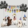 DIADARL Dog Party Balloons Decorations, Dog Party Balloons Decorations 2Pcs Dog Paw Shaped Foil Balloons for Baby Shower Kids Birthday Pets Party Decorations