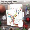 The Best Card Company Variety Pack of 10 Christmas Greeting Cards with Envelopes, Humor Holiday Assortment for Men and Women (10 Designs, 1 Each) - Fancy Reindeer AM6751XSG-B1x10