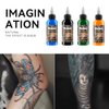 9PCS Tattoo Ink Color Set, 1oz (30ml) Tattoo Supply USA Pigment Kit Solong Tattoo Ink Set TI302S-30-9